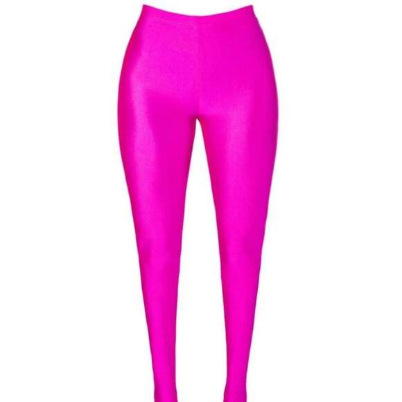 AZALEA WANG Shoes - AZALEA WANG " FLIRTY FLAT  STRETCH FLATFORM PANT BOOT - FUCHSIA ( BRAND NEW !! )